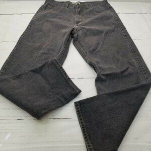 Henry & William straight leg Men's Jeans color black size 34W x 32L